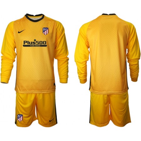 Fotbalový Dres Atlético Madrid Brankářské Dětské 2020/21 M002 Dlouhý Rukáv